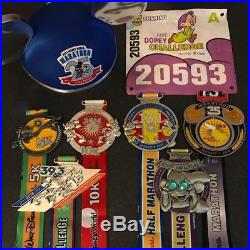 25th Annual Disney Marathon Weekend 2018 Complete Medal Set