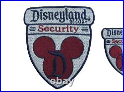 2 Disney Disneyland Resort Cast Member Costume Uniform Patches Theme Park Set