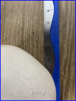 2 Vtg Walt Disney Skull Chalkware Decor Haunted Mansion Pirates Glows In Dark