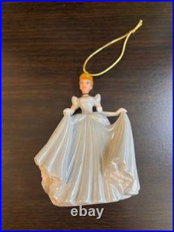 4.5 Inch Cinderella, White Porcelain Ornament Disney Theme Park Merchandise 2016