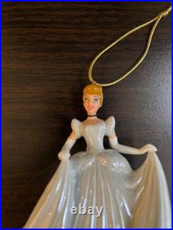 4.5 Inch Cinderella, White Porcelain Ornament Disney Theme Park Merchandise 2016