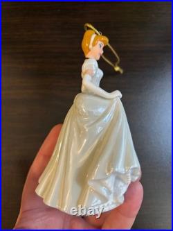 4.5 Inch Cinderella, White Porcelain Ornament Disney Theme Park Merchandise 2016