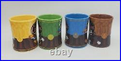 4 Disney Theme Park Mickey's Coffee Cups Mugs Really Swell Minnie Authentic New