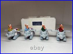 4 Dumbo Die Cast Metal Toy Fantasyland Ride Disney Theme Park Attractions (READ)