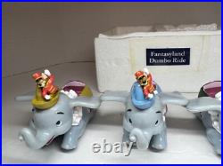4 Dumbo Die Cast Metal Toy Fantasyland Ride Disney Theme Park Attractions (READ)