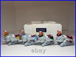 4 Dumbo Die Cast Metal Toy Fantasyland Ride Disney Theme Park Attractions (READ)