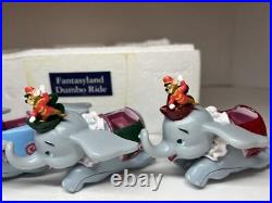 4 Dumbo Die Cast Metal Toy Fantasyland Ride Disney Theme Park Attractions (READ)