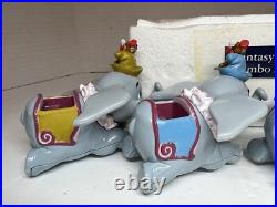 4 Dumbo Die Cast Metal Toy Fantasyland Ride Disney Theme Park Attractions (READ)