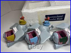 4 Dumbo Die Cast Metal Toy Fantasyland Ride Disney Theme Park Attractions (READ)
