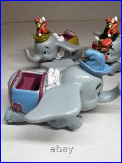 4 Dumbo Die Cast Metal Toy Fantasyland Ride Disney Theme Park Attractions (READ)