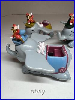 4 Dumbo Die Cast Metal Toy Fantasyland Ride Disney Theme Park Attractions (READ)