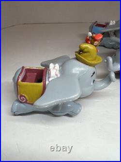 4 Dumbo Die Cast Metal Toy Fantasyland Ride Disney Theme Park Attractions (READ)