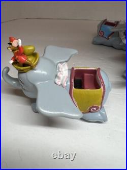 4 Dumbo Die Cast Metal Toy Fantasyland Ride Disney Theme Park Attractions (READ)