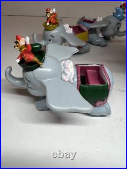 4 Dumbo Die Cast Metal Toy Fantasyland Ride Disney Theme Park Attractions (READ)