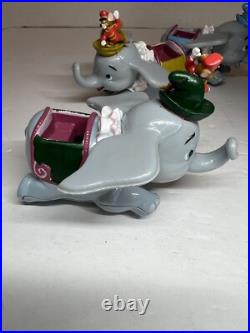 4 Dumbo Die Cast Metal Toy Fantasyland Ride Disney Theme Park Attractions (READ)