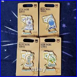 4 Pin Set Disney Parks Starbucks Been There Series 50th Anniversary EPCOT MK