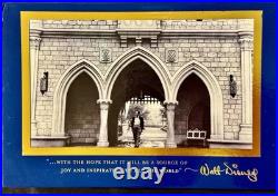 5 Pin Box Set Disney Parks Castle It All Started with Walt Event Pluto Tink Mickey