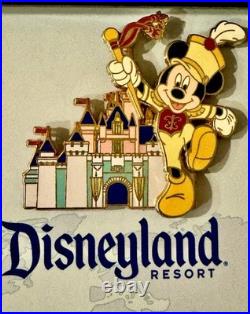5 Pin Box Set Disney Parks Castle It All Started with Walt Event Pluto Tink Mickey