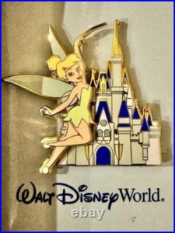 5 Pin Box Set Disney Parks Castle It All Started with Walt Event Pluto Tink Mickey