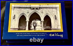 5 Pin Box Set Disney Parks Castle It All Started with Walt Event Pluto Tink Mickey