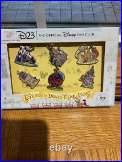 65 YEARS OF DISNEY THEME PARK Boxed Pin Set of 6 Pins NEW LE 3300 D23 Exclusive
