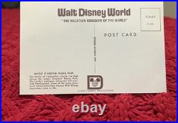 7 Concept Postcards VINTAGE 1971 Walt Disney World Preview Center Pre Opening