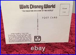 7 Concept Postcards VINTAGE 1971 Walt Disney World Preview Center Pre Opening
