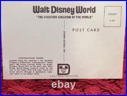 7 Concept Postcards VINTAGE 1971 Walt Disney World Preview Center Pre Opening