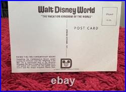 7 Concept Postcards VINTAGE 1971 Walt Disney World Preview Center Pre Opening