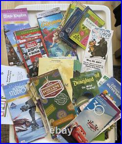 80+ Walt Disney Wold Disneyland THEME PARK MAPS ETC Lot Magic Kingdom, Festivals