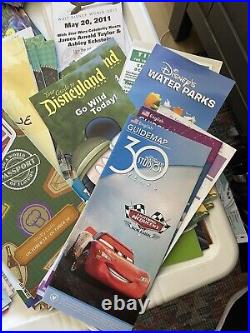 80+ Walt Disney Wold Disneyland THEME PARK MAPS ETC Lot Magic Kingdom, Festivals