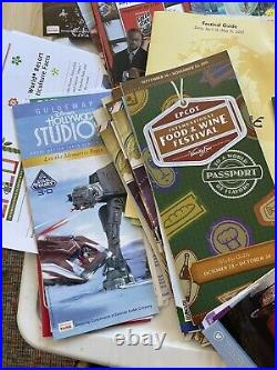 80+ Walt Disney Wold Disneyland THEME PARK MAPS ETC Lot Magic Kingdom, Festivals