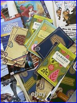 80+ Walt Disney Wold Disneyland THEME PARK MAPS ETC Lot Magic Kingdom, Festivals