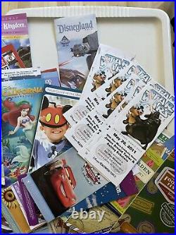 80+ Walt Disney Wold Disneyland THEME PARK MAPS ETC Lot Magic Kingdom, Festivals