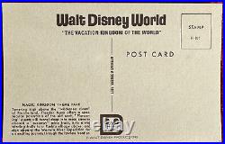 9 Concept Postcards VINTAGE 1970 Walt Disney World Preview Center Pre Opening