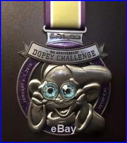 All 6 Dopey Challenge Medals From 2018 Disney World Marathon Weekend AND Shirts