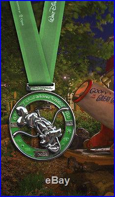 Alt Disney World 2019 Marathon weekend finisher medals 5 Medals Goofy runs