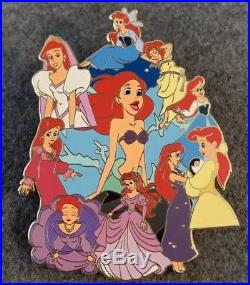 Ariel as Princess Disney Fantasy Pin LE 59/100 Little Mermaid HTF Limited Jumbo
