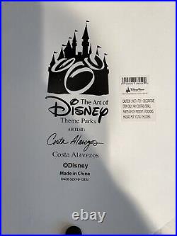 Art Of Disney Theme Park Costa Alavezos Mickey Minne Collectible Wedding Bigfig