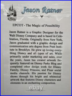 Art of Disney Theme Parks Jason Ratner EPCOT The Magic of Possibility Print Art of Disney Theme Parks Jason Ratner EPCOT The Magic of Possibility Print