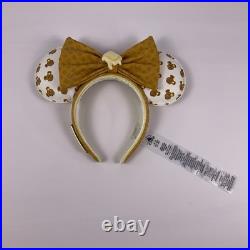 Authentic Hong Kong Disney Parks Loungefly Mickey's Waffle theme Ears headband