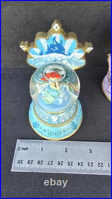 Authentic Original Disney Theme Parks Disney Princess Snow Gobes 5 Pcs