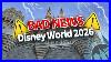 Bad News About Disney World In 2026