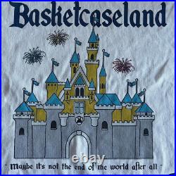 Basketcase gallery disneyland t-shirt basketcaseland disney tee xxl white