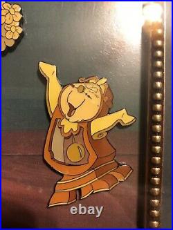 Beauty and the Beast Tenth Anniversary Framed Commemorative Pin Set 2886/3600