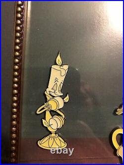 Beauty and the Beast Tenth Anniversary Framed Commemorative Pin Set 2886/3600