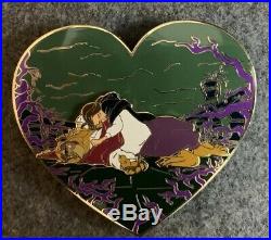 Belle Jumbo Heart 3D Fantasy Pin LE /75 Disney HTF Rare Beauty and the Beast POP