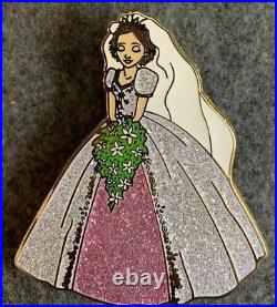 Brunette Rapunzel Wedding Dress Fantasy Pin LE 53/150 Disney HTF Brown Hair Rare