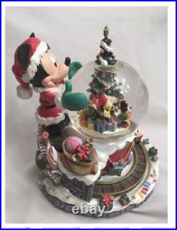 Christmas Disney Mickey Mouse Train Toyland Snowglibe Theme park Exclusive