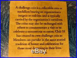 Club 33 50th Anniversary Challange Coin